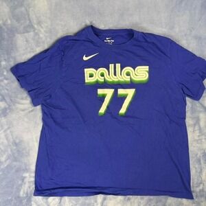 Nike blue‎  cotton t-shirt men Size XXL